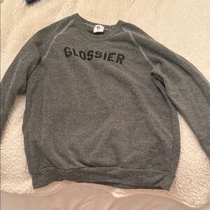 Glossier Gray Sweatshirt